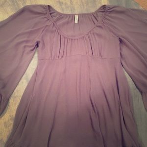 Pretty lavender dress and look like and angel!